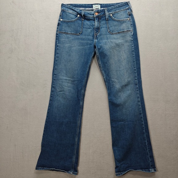 Levi's Denim - Levi's 545 Jeans Womens 10M Low Bootcut Medium Wash Denim Country Western Casual